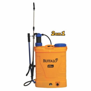 Pulverizador Costal AgrÍcola 20l 2x1 Manual/bateria Buffalo 